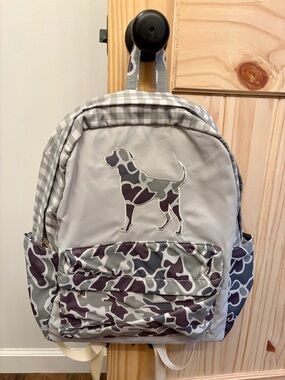 Camouflage Dog Print Backpack